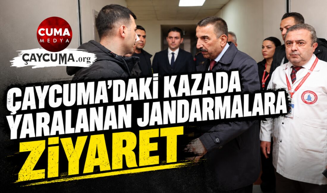 Trafik Kazasında Yaralanan Jandarmalar Ziyaret Edildi