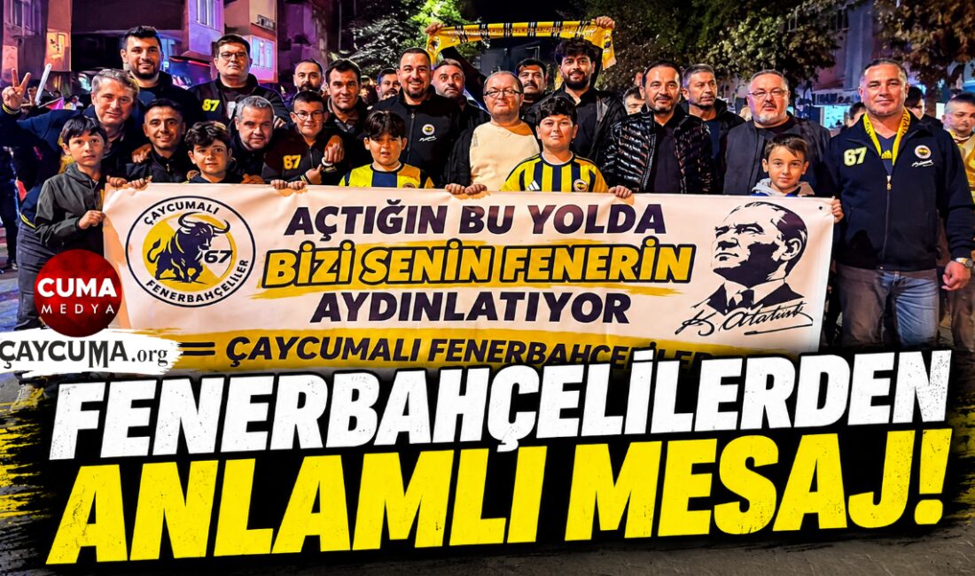 Çaycumalı Fenerbahçelilerden Gururlandıran Pankart!