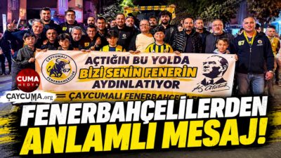 Çaycumalı Fenerbahçelilerden Gururlandıran Pankart!