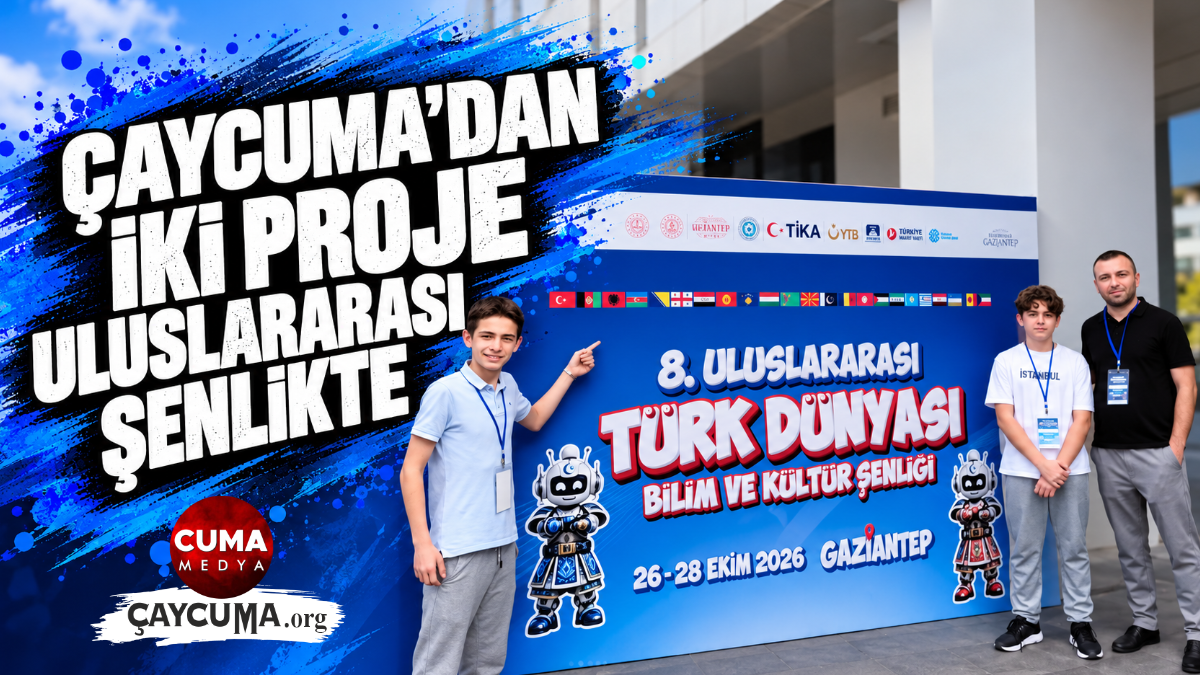 Çaycumalı Öğrenciler Uluslararası Bilim Şenliğinde Göz Doldurdu