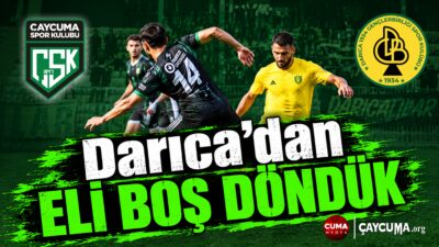 Çaycumaspor'a Penaltı Engeli