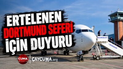 Zonguldak-Dortmund uçuşunun, yarın