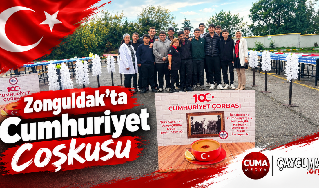 Zonguldak Mesleki ve Teknik Anadolu Lisesinde, Cumhuriyet’in 103. yıl dönümü