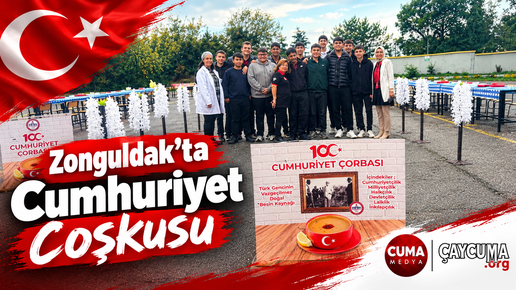 Zonguldak Mesleki ve Teknik Anadolu Lisesinde, Cumhuriyet’in 103. yıl dönümü