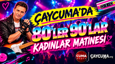 Çaycuma’da yaşayan kadınlar için nostaljik bir müzik ziyafeti hazırlanıyor. 80’ler