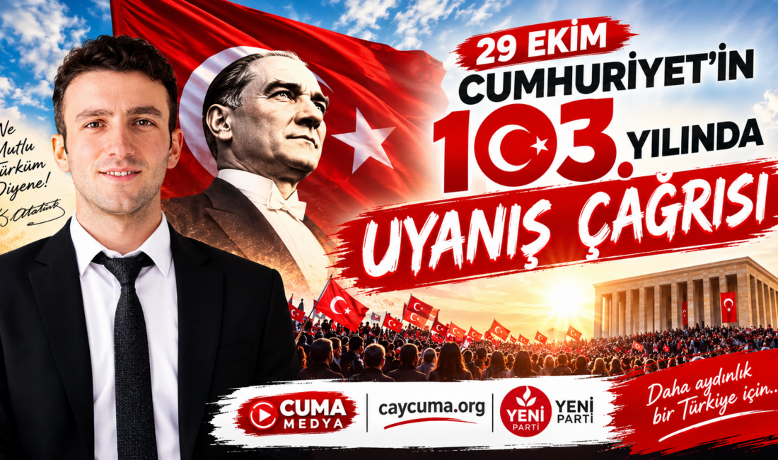 &nbsp; Yeni Parti Gençlik Kolları Başkanı Yasin Topçu, Türkiye Cumhuriyeti’nin
