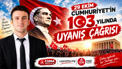 &nbsp; Yeni Parti Gençlik Kolları Başkanı Yasin Topçu, Türkiye Cumhuriyeti’nin