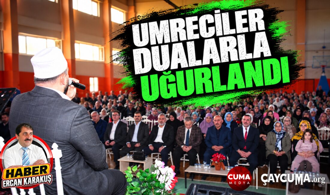 UMRECİLER DUALARLA UĞURLANDI