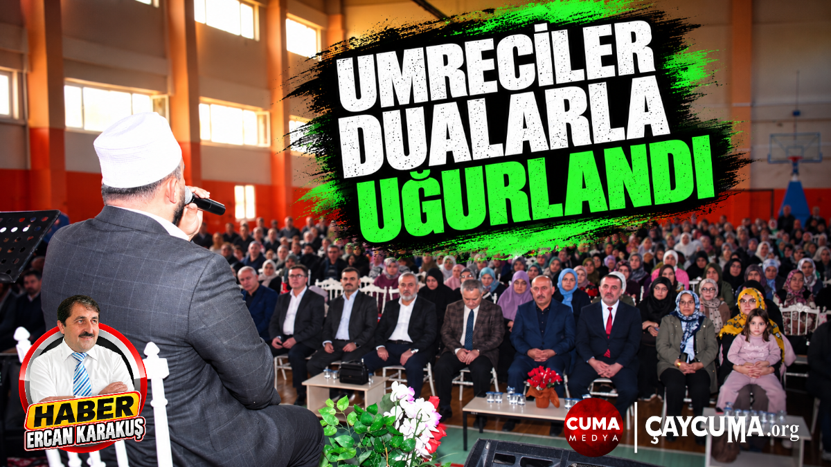 UMRECİLER DUALARLA UĞURLANDI