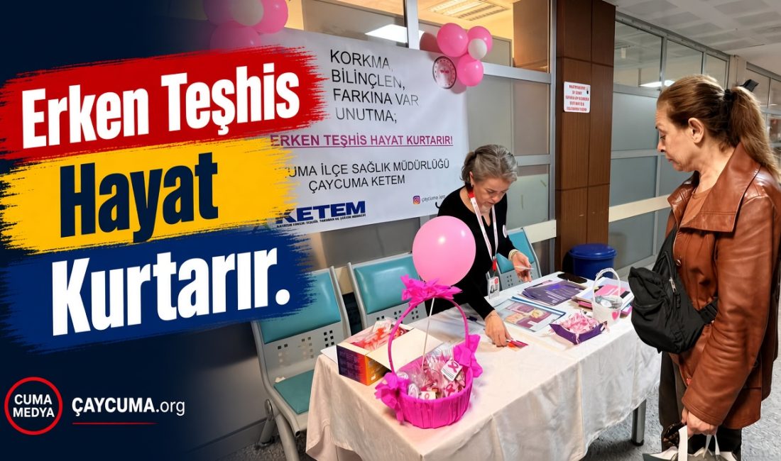 Çaycuma’da Meme Kanserine Karşı Farkındalık Rüzgarı: “Erken Teşhis Hayat Kurtarır”