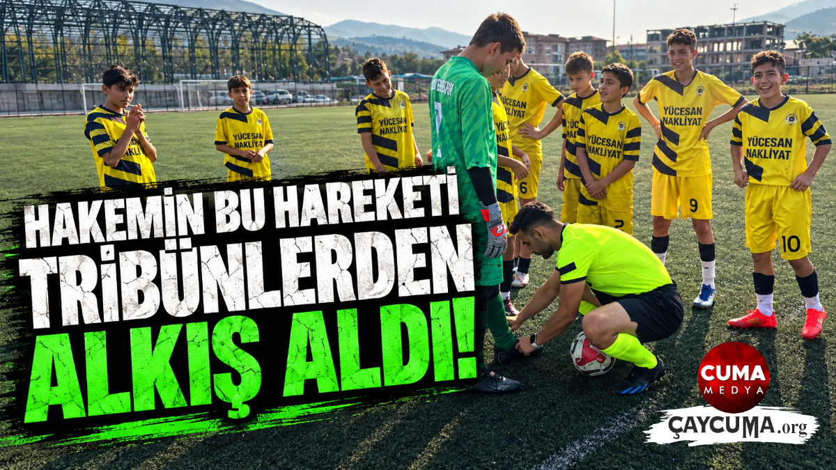 Hakem Arda Özcan'dan Yürek Isıtan Hareket