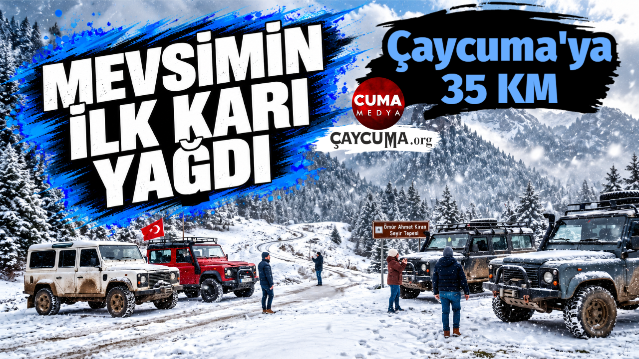 Kar kalınlığı 10 santimetreye ulaştı
