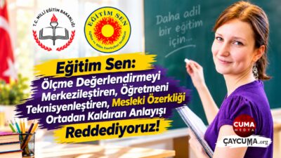 Eğitim Sen Çaycuma Temsilcisi İsmet Akyol'dan açıklama