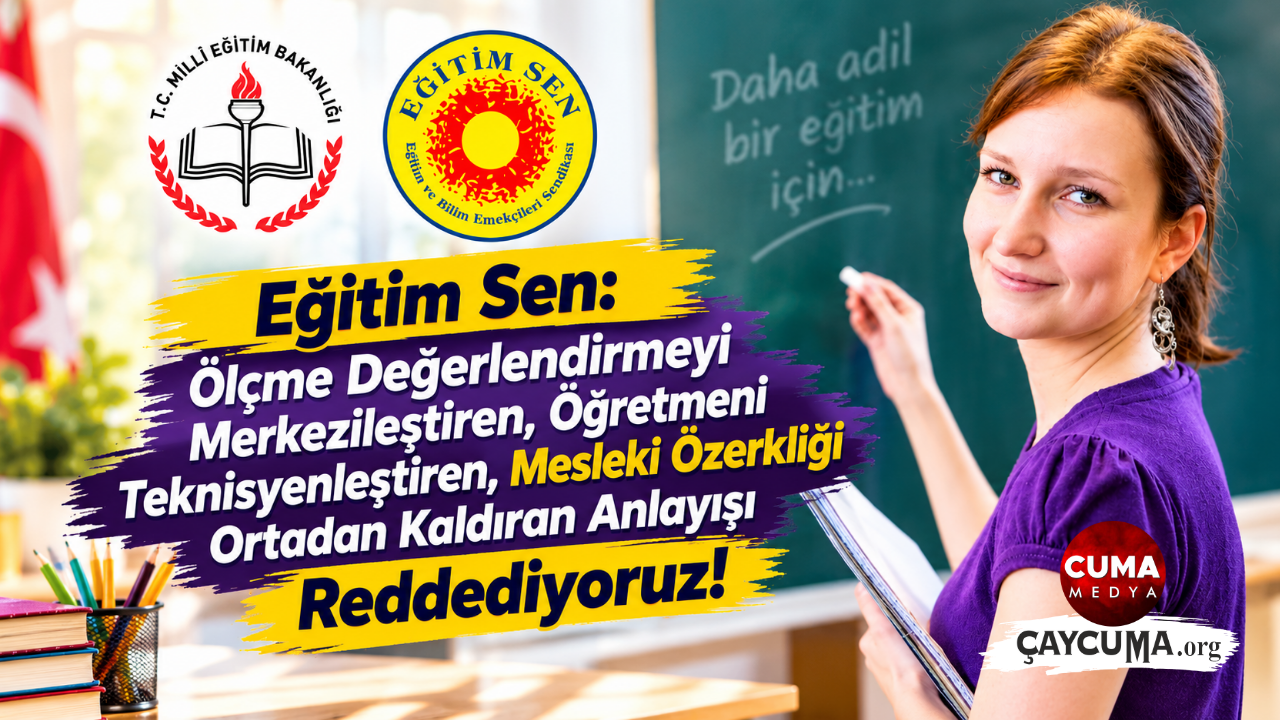 Eğitim Sen Çaycuma Temsilcisi İsmet Akyol'dan açıklama