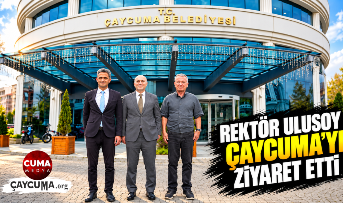 Rektör Ulusoy’dan Çaycuma Belediyesine Ziyaret