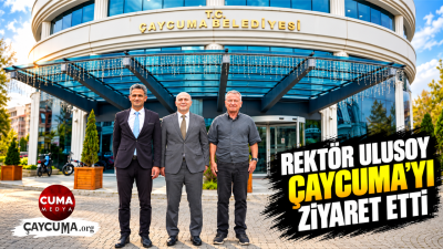 Rektör Ulusoy’dan Çaycuma Belediyesine Ziyaret