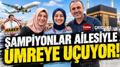 Ensar Vakfı’ndan Gençlere Büyük Ödül: Şampiyonlar Ailesiyle Umreye Uçuyor! Millî