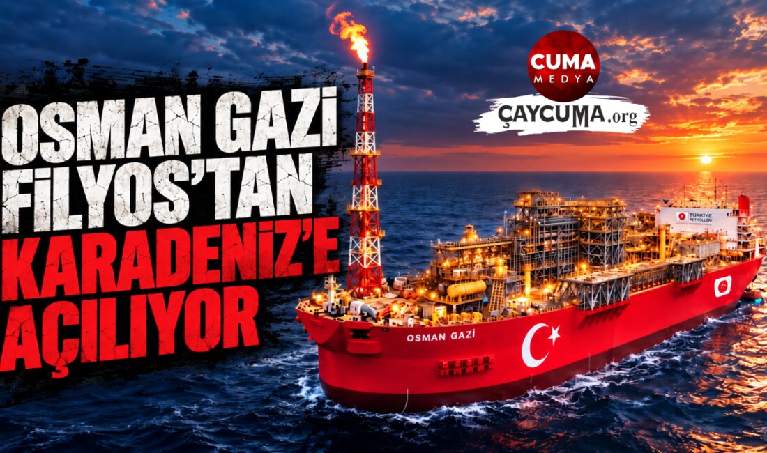 Osman Gazi Yüzer Üretim Platformu Filyos'tan Uğurlanıyor