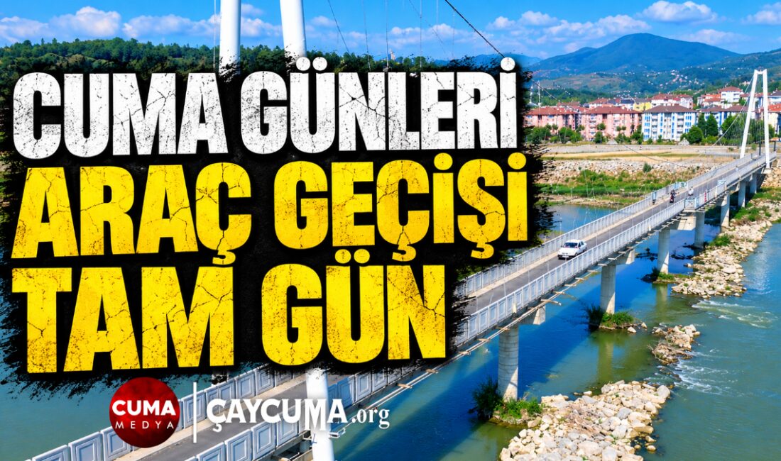 Çaycuma'da Pazar Trafiğine Sarıkaş Köprüsü Çözümü