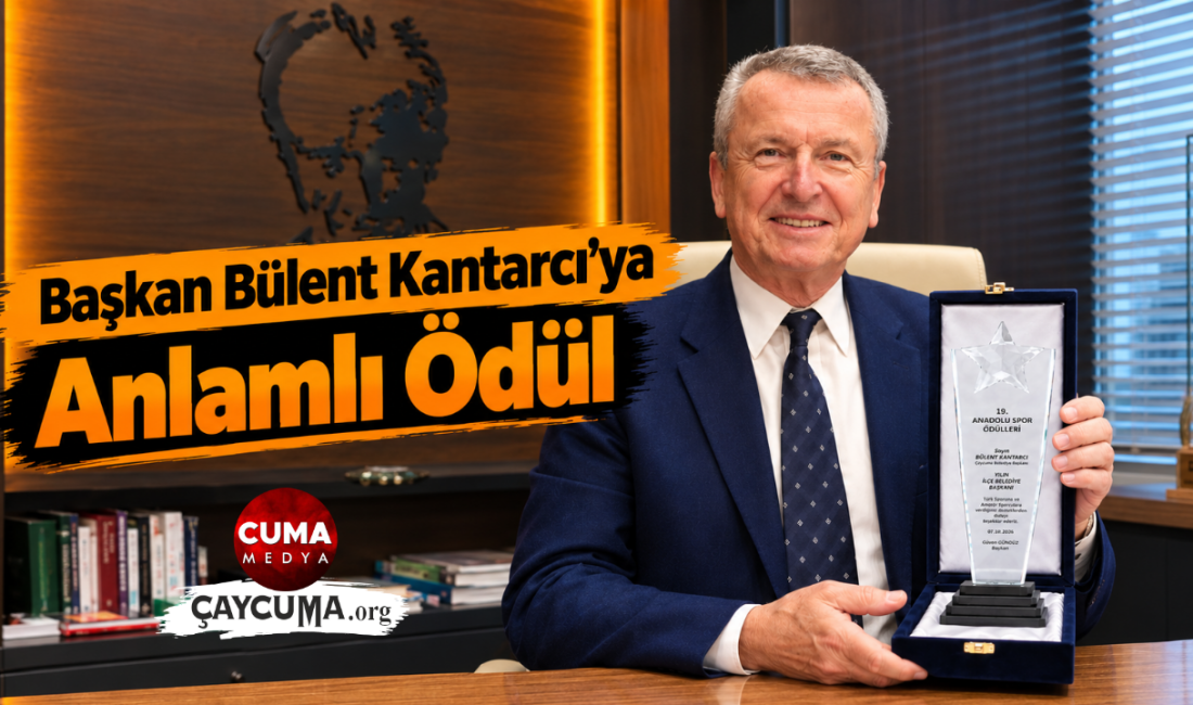 9.Anadolu Spor Ödülleri’nde Başkan Bülent Kantarcı’ya Anlamlı Ödül Kırıkkale Belediyesi