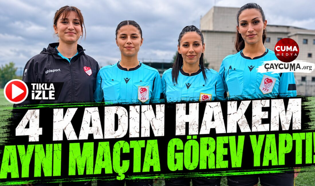 4 Kadın Hakem Aynı Maçta Görev Yaptı