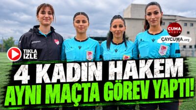 4 Kadın Hakem Aynı Maçta Görev Yaptı