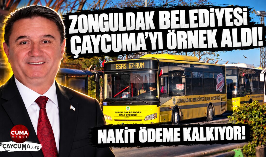 Zonguldak Belediyesi, Çaycuma’yı Örnek Aldı: Toplu Taşımada Kartlı Dönem Başlıyor