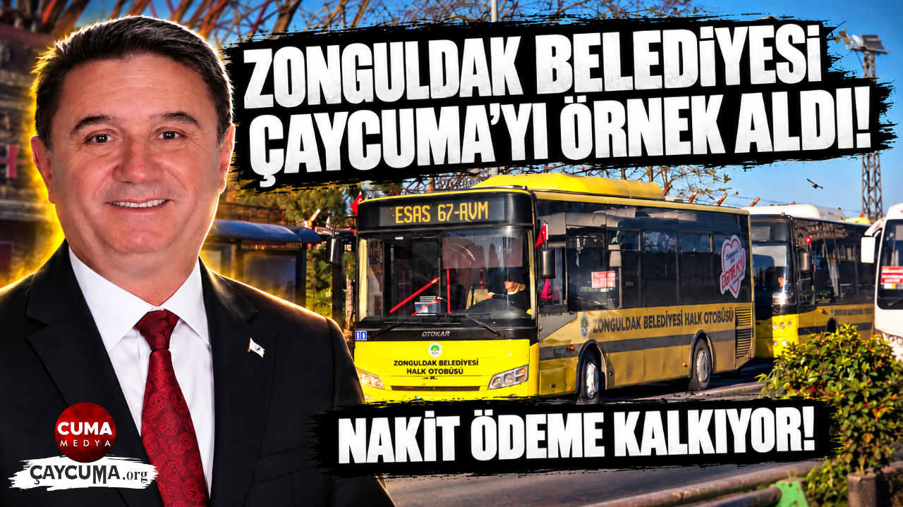 Zonguldak Belediyesi, Çaycuma’yı Örnek Aldı: Toplu Taşımada Kartlı Dönem Başlıyor